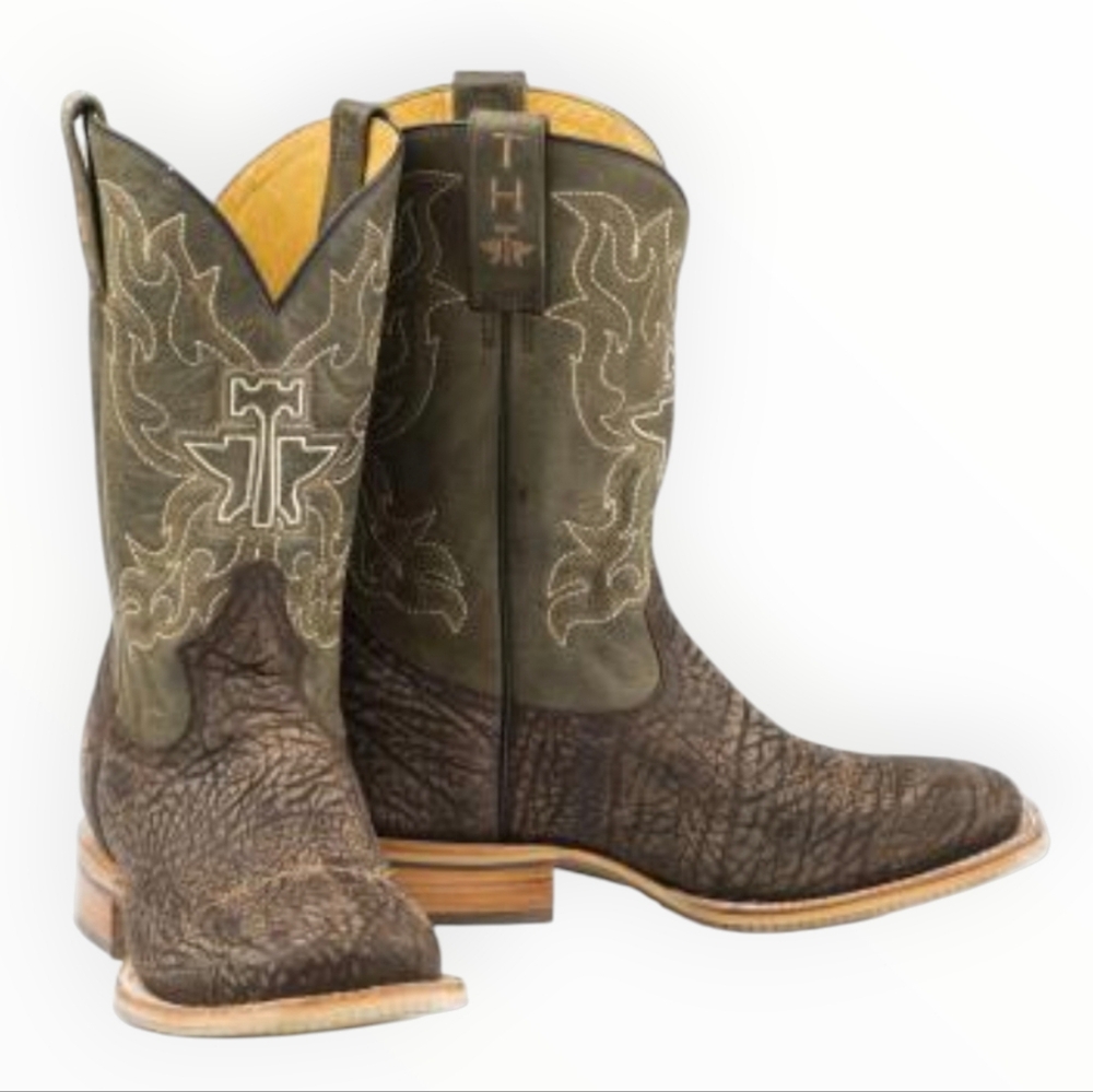 TIN HAUL men's "Take No Bull" square toe cowboy boot sz 8.5D 🔥new in box🔥 - Picture 3 of 16